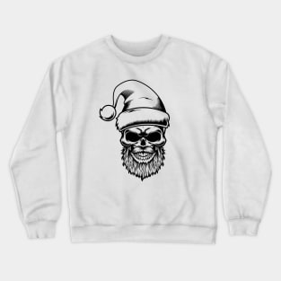 Christmas Santa Skull Crewneck Sweatshirt